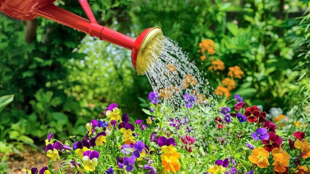 Arrosage des impatiens