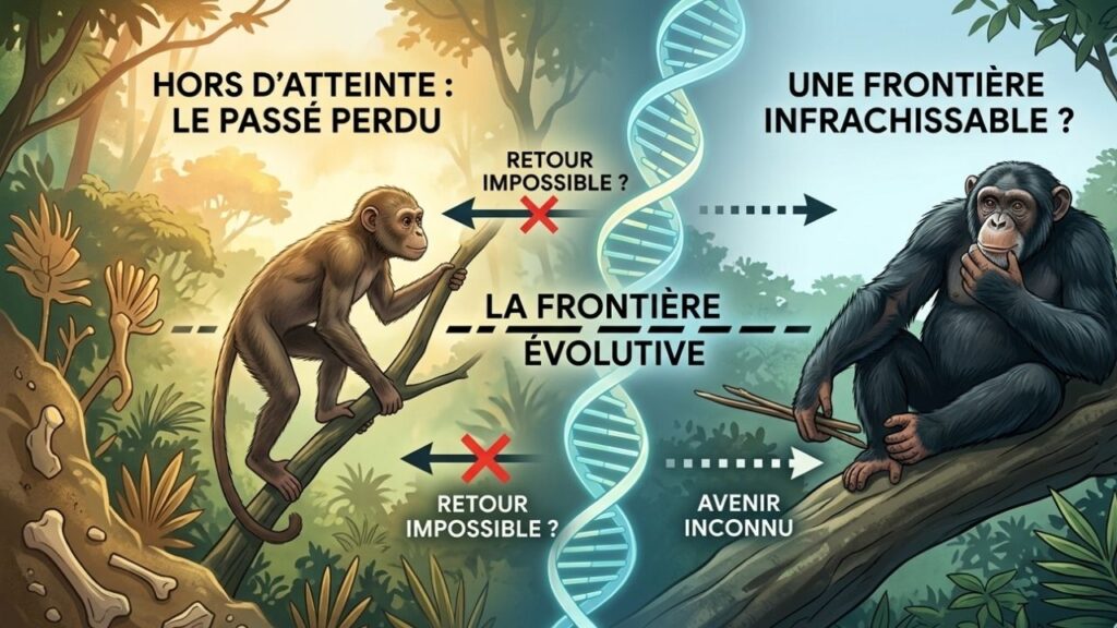 Chez les grands singes, une frontière évolutive ancienne semble se refermer