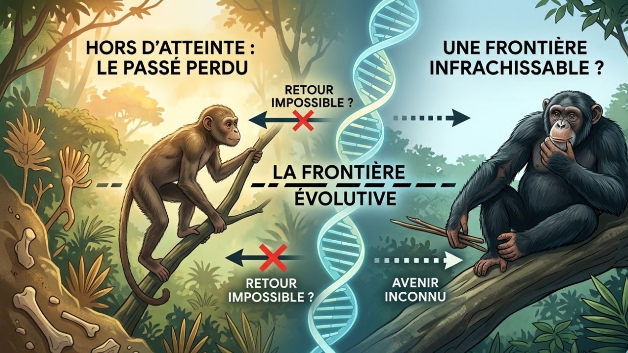 Chez les grands singes, une frontière évolutive ancienne semble se refermer