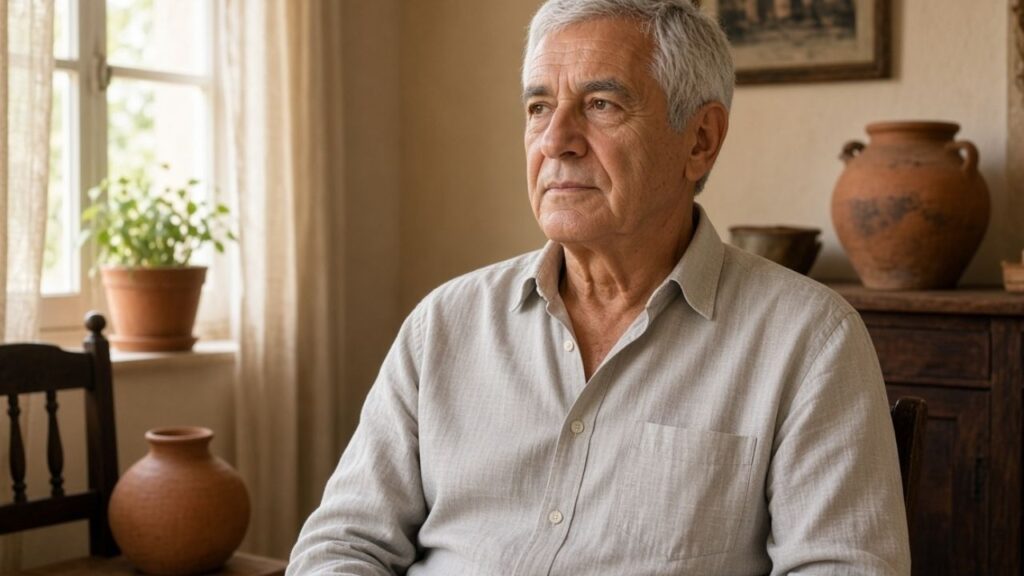 José Luis, retraité de la Garde civile