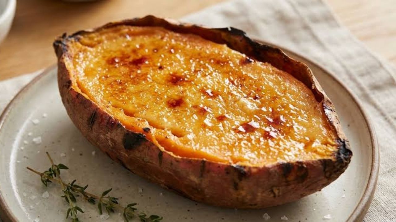 Sous sa croûte caramélisée