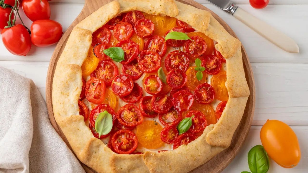 Tarte tomate-moutarde