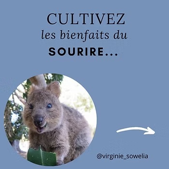 Souriez pour booster votre bien-être...